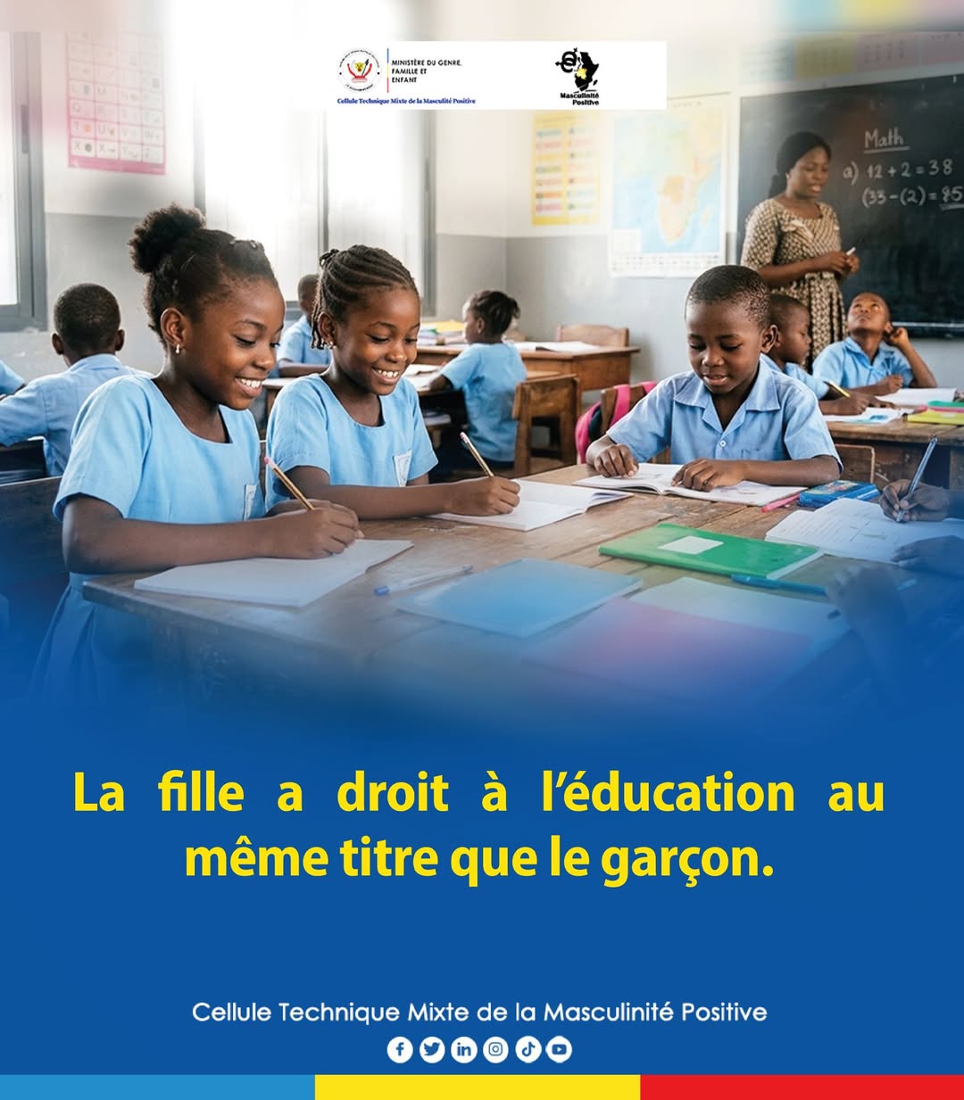 À l’école, donner aux filles et aux garçons les mêmes possibilités de réussir