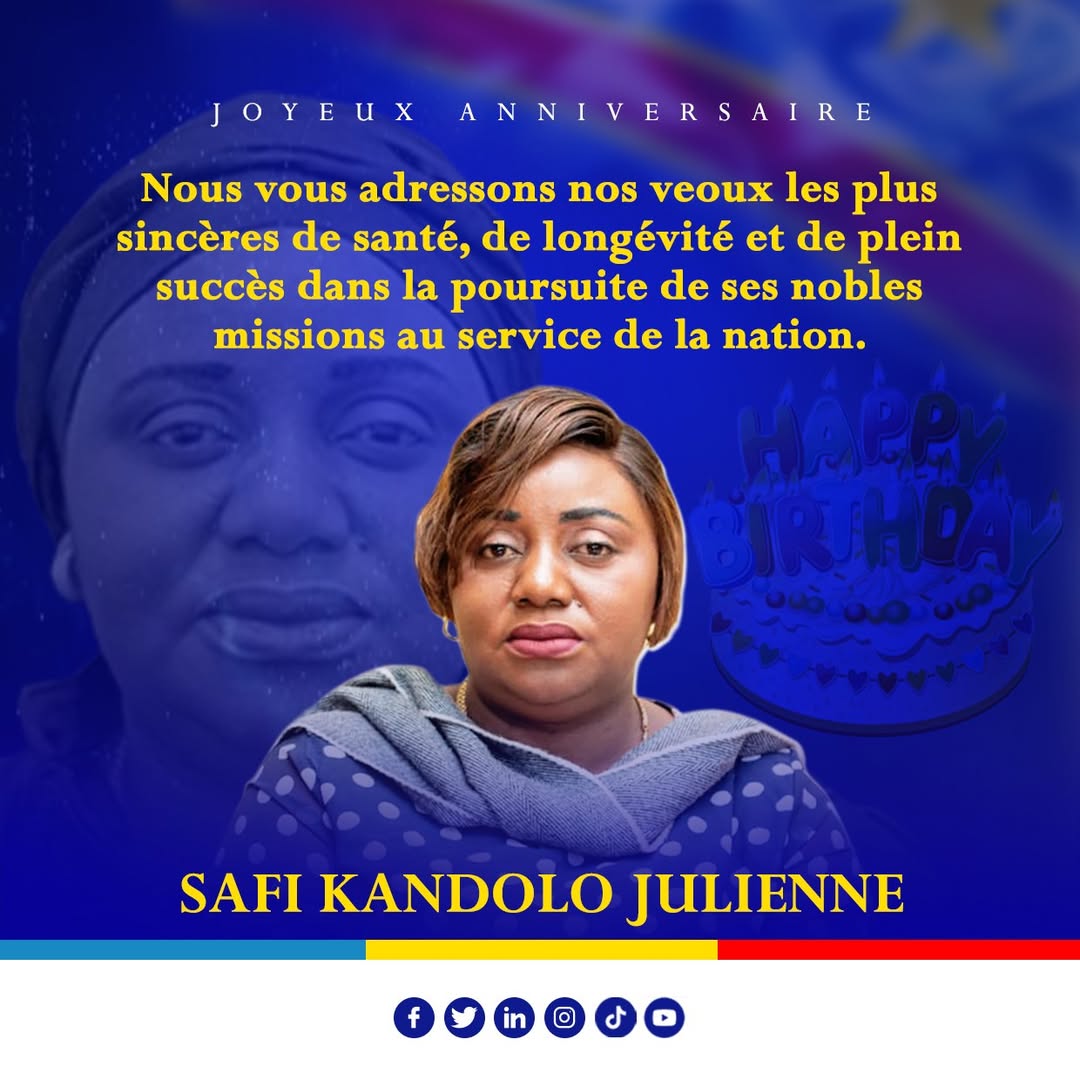 La CTM+ adresse ses vœux à Julienne Safi Kandolo